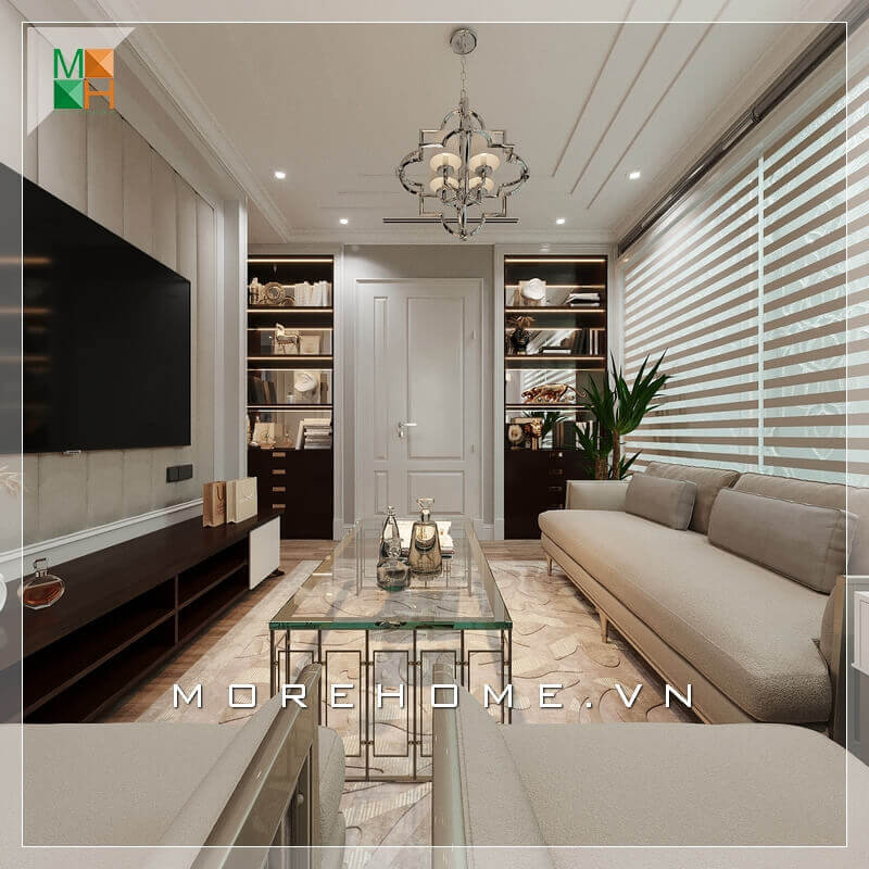 Morehome gợi ý cho bạn mẫu phòng khách mang âm hưởng độc đáo tạo nên một phong cách mới cho chung cư, nhà phố.