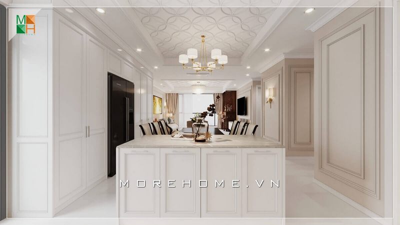 Cùng chiêm ngưỡng mẫu thiết kế nội thất căn nhà chung cư, nhà phố, biệt thự. Tất cả đều thể hiện rõ nét tân cổ điển rõ rệt qua từng nét chạm khắc của nội thất không gian nơi đây.